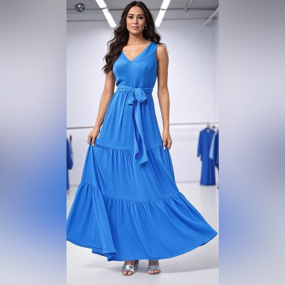 Lilly Pulitzer Blue Maxi Dress